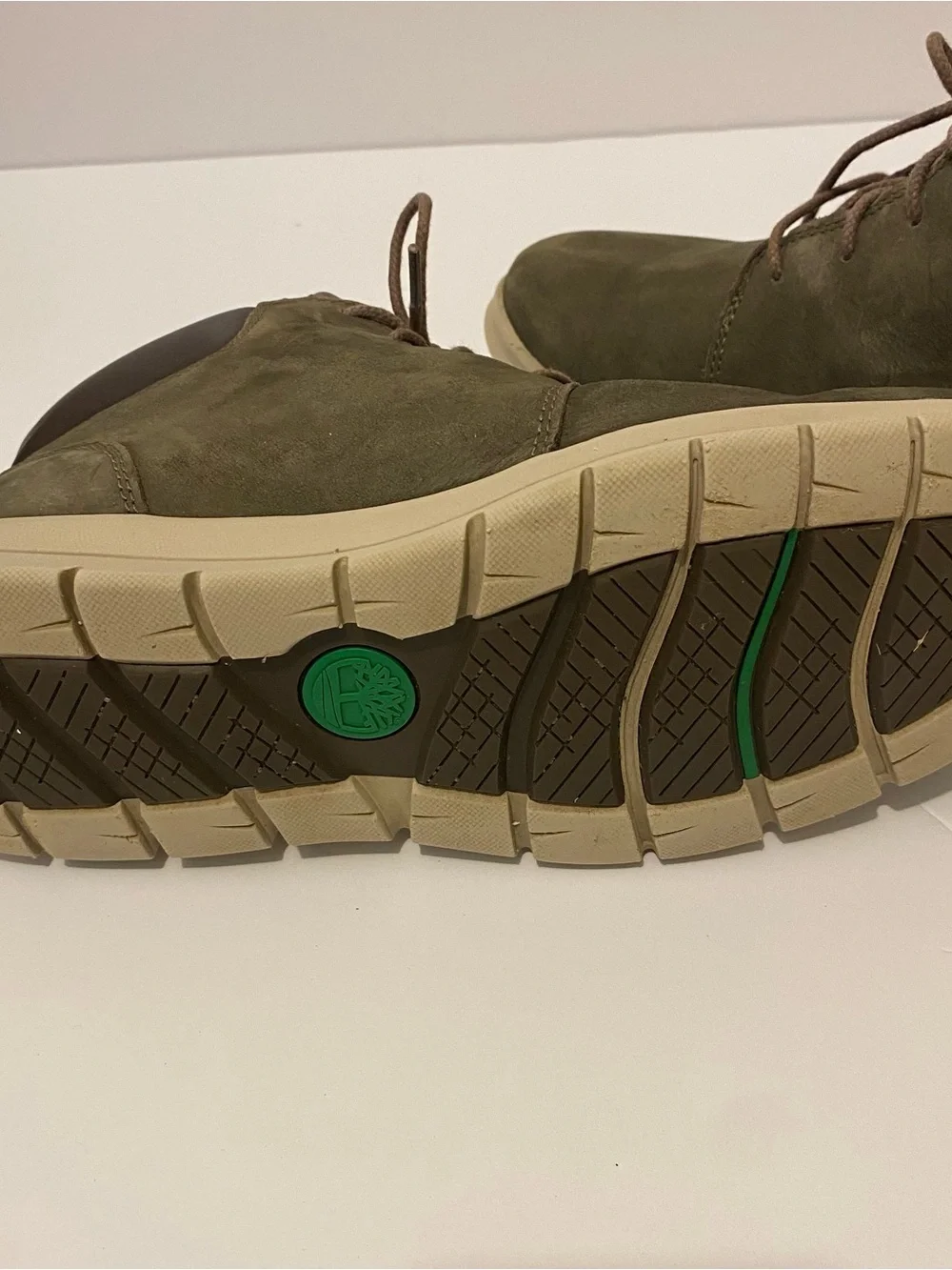 Timberland Olive Suede Chukka Boots